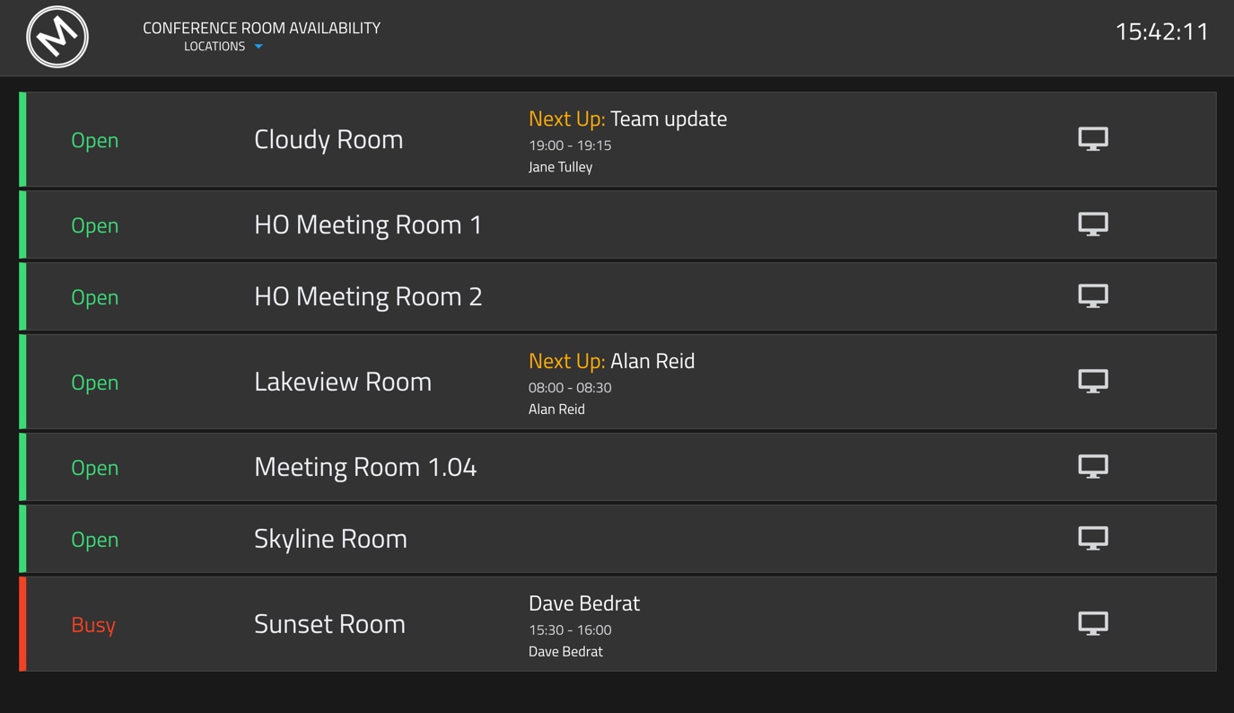 MeetEasier Helps Your Users Find Available Meeting Rooms