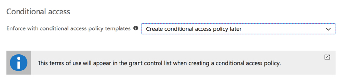 Configuring Terms of Use for User Logins to Office 365 and Azure Active Directory