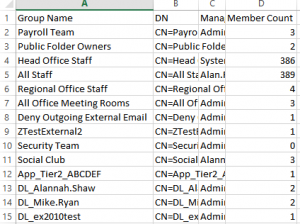 Get Distribution Group Member Counts with PowerShell