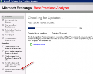 Exchange Best Practices Analyzer Reports Unrecognized Exchange Signature