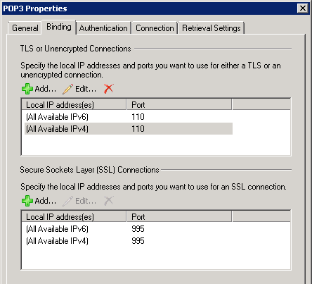 Exchange Server 2010 POP3: Securing POP3 Client Remote Access