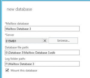 Warning: Please Restart the Microsoft Exchange Information Store Service After Adding New Mailbox Databases