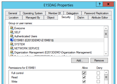 Installing an Exchange Server 2013 Database Availability Group