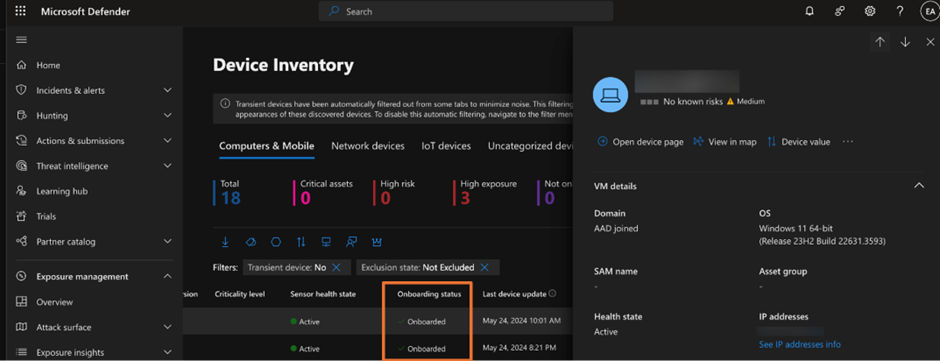 Using KQL to Pull the Deployment Status of the Defender for Endpoint