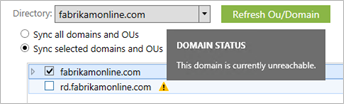 Unreachable domains