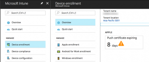 Renewing an Apple Device Enrolment Certificate for Intune